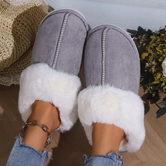 Cozy Cloud Around The House Slippers grey